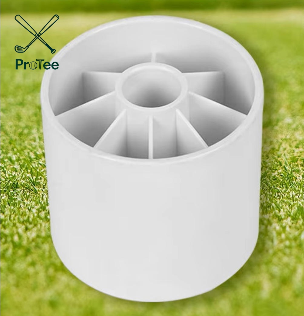 4 Inch Golf Hole Cup Golf Putting Cup for Outdoor Backyard Bright White Plastic Golf Cup Golf Accessories for Golf Practice