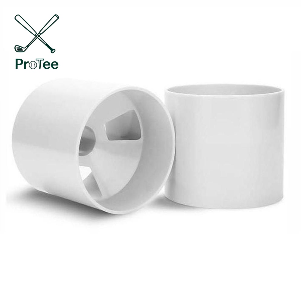4 Inch Golf Hole Cup Golf Putting Cup for Outdoor Backyard Bright White Plastic Golf Cup Golf Accessories for Golf Practice