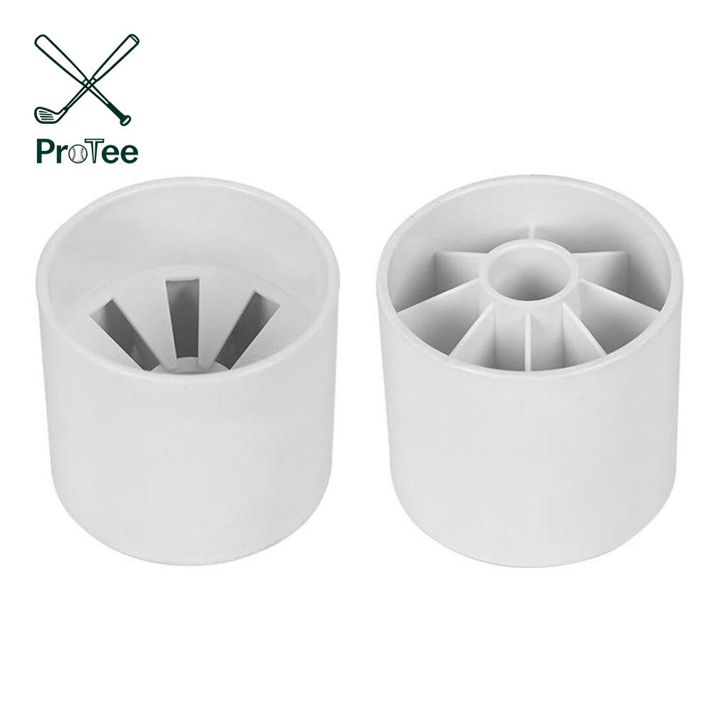 4 Inch Golf Hole Cup Golf Putting Cup for Outdoor Backyard Bright White Plastic Golf Cup Golf Accessories for Golf Practice