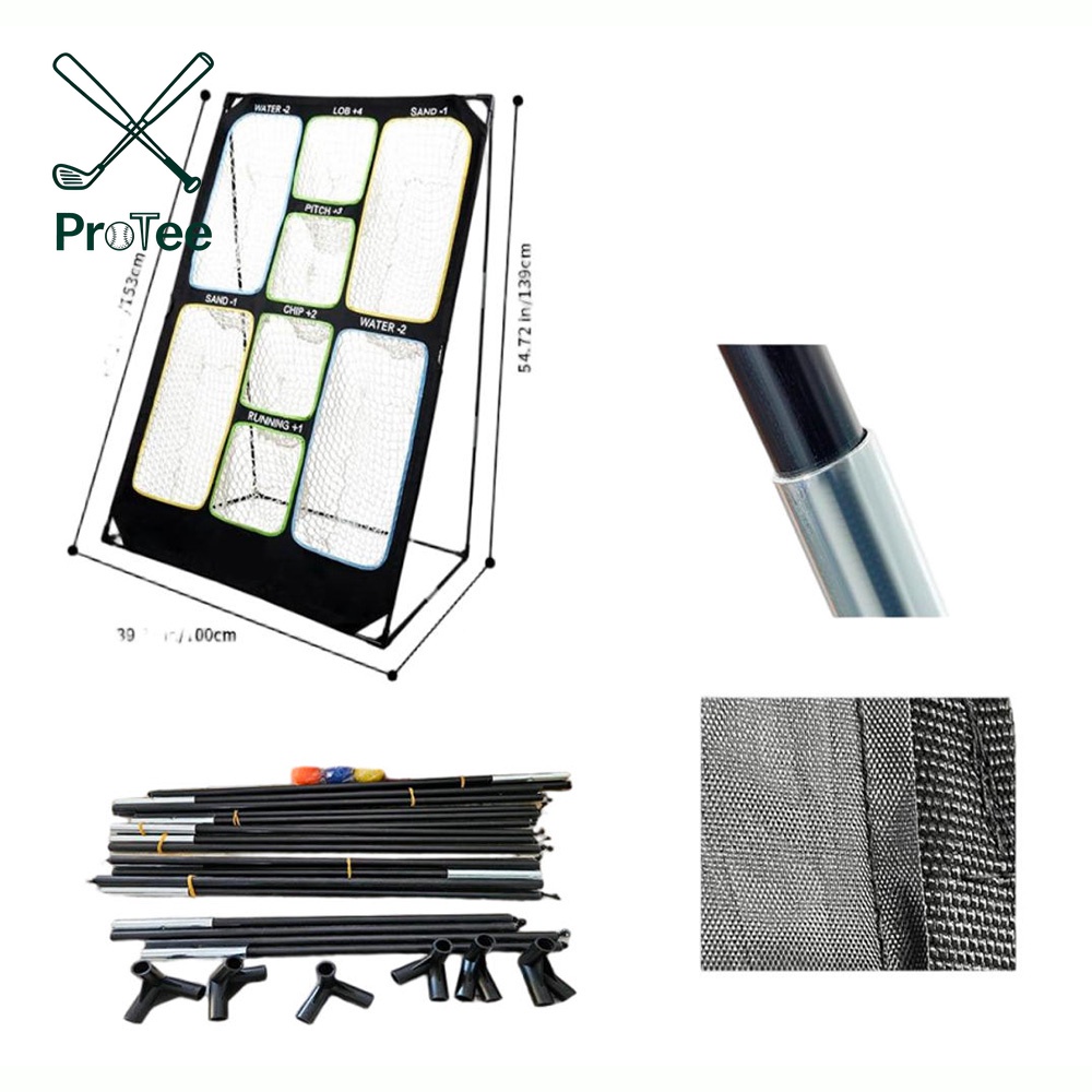8 Targets Golf Chipping Net Golf Target Accessories for Backyard Accuracy and Swing Practice for Indoor Outdoor Golf Net