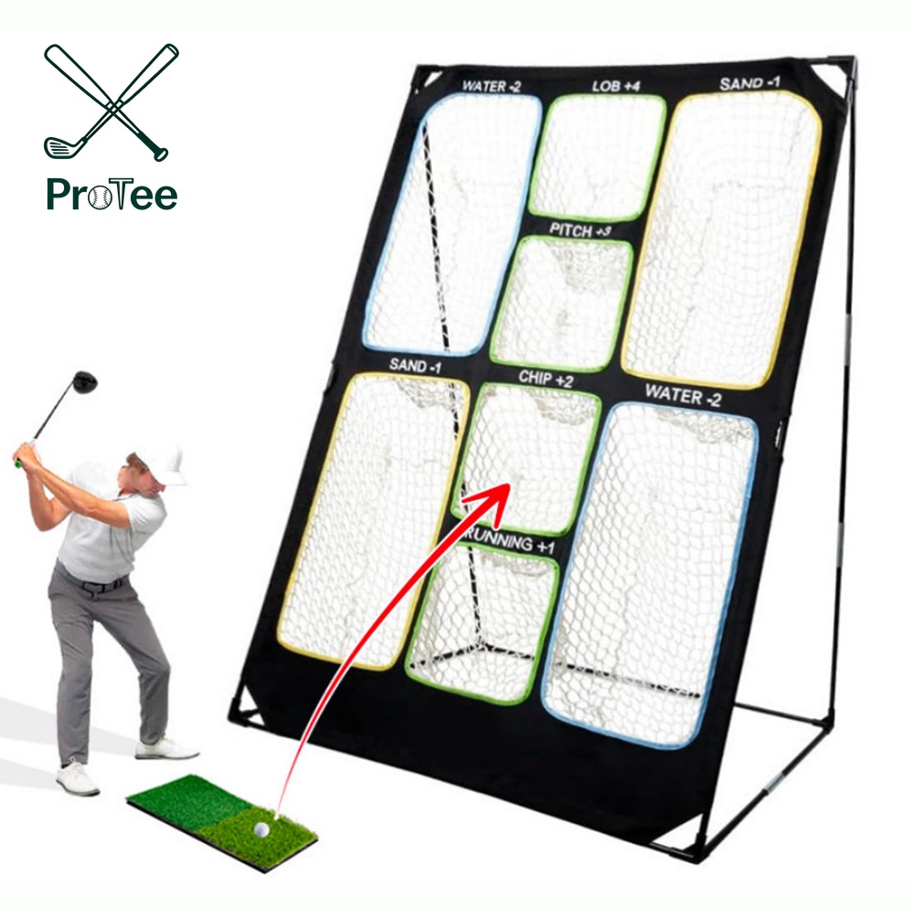 8 Targets Golf Chipping Net Golf Target Accessories for Backyard Accuracy and Swing Practice for Indoor Outdoor Golf Net