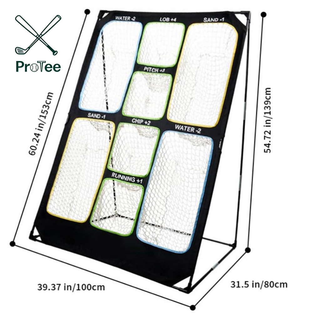 8 Targets Golf Chipping Net Golf Target Accessories for Backyard Accuracy and Swing Practice for Indoor Outdoor Golf Net