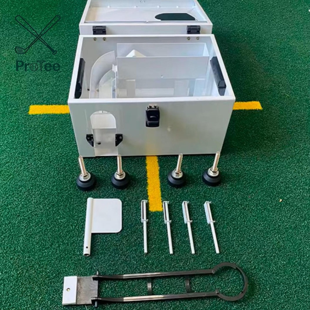 Auto Golf Ball Dispenser Golf Ball Launcher Feeder Semi-Automatic Practice Driving Machine for Driving Range Golf Simulator