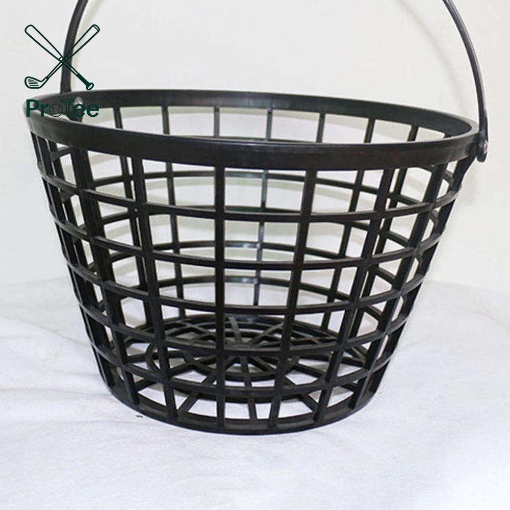 Nylon Plastic Golf Ball Basket Golf Ball Bucket 25/50/75/100/150/300 Balls Capacity Training Aid for Driving Range Balls Holder