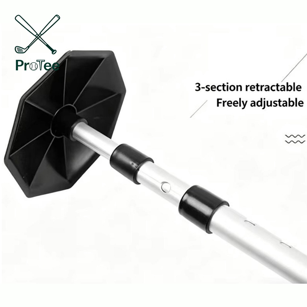 Golf Travel Bag Support Rod Club Protector Cover Bags Accessories Durable Aluminum 3 Telescoping Sections Adjustable Clubs