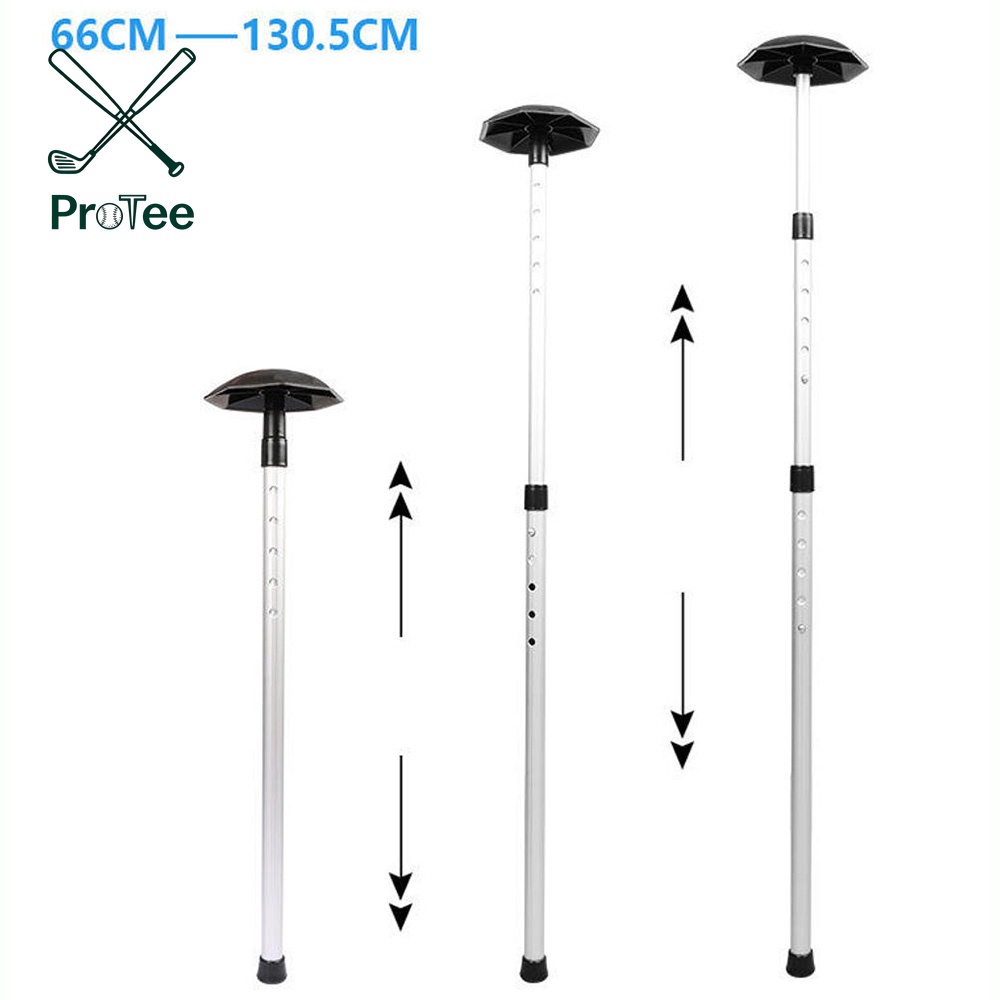 Golf Travel Bag Support Rod Club Protector Cover Bags Accessories Durable Aluminum 3 Telescoping Sections Adjustable Clubs