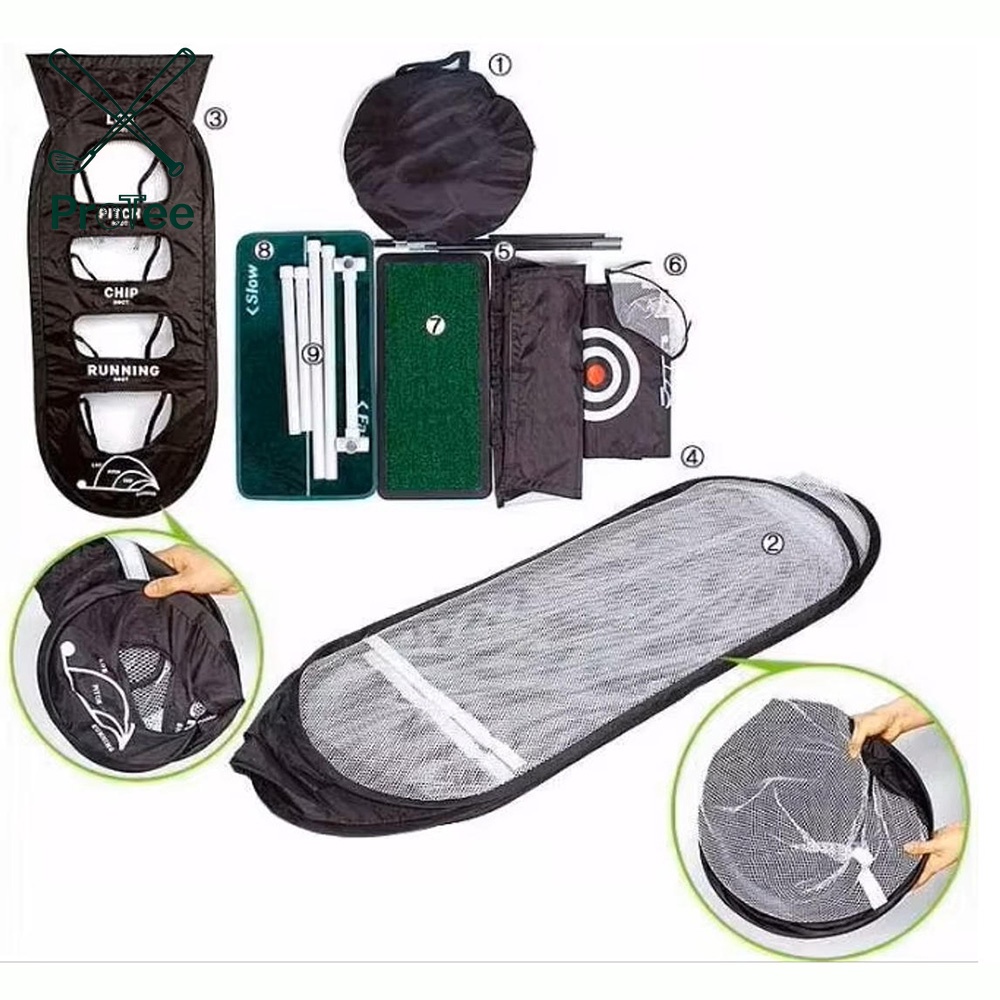 OEM Portable Golf Practice Net Golf Hitting Net Golf Chipping Target Training Aids Golf Practice Equipment Indoor and Outdoor