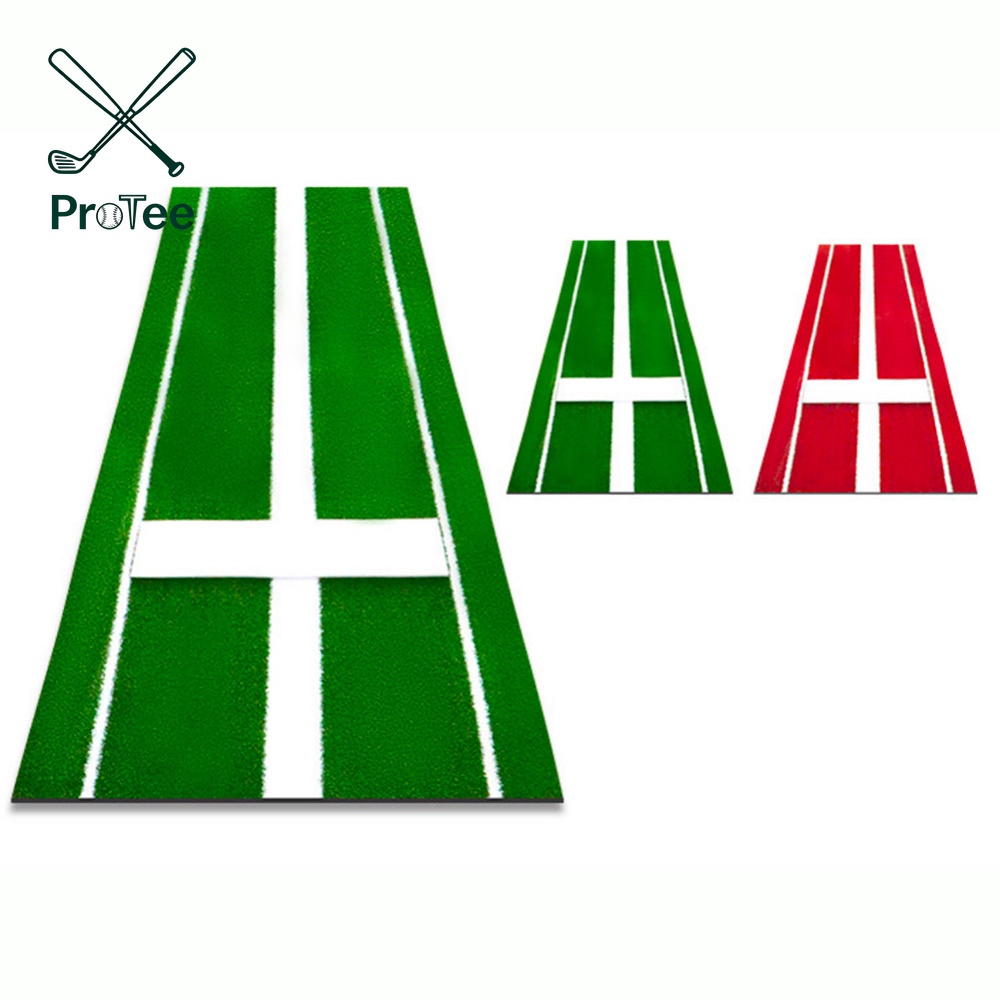Softball Baseball Pitching Mat with Anti-slip Rubber Bottom Baseball Hitting Mat Baseball Pitching Mound for Indoor and Outdoor