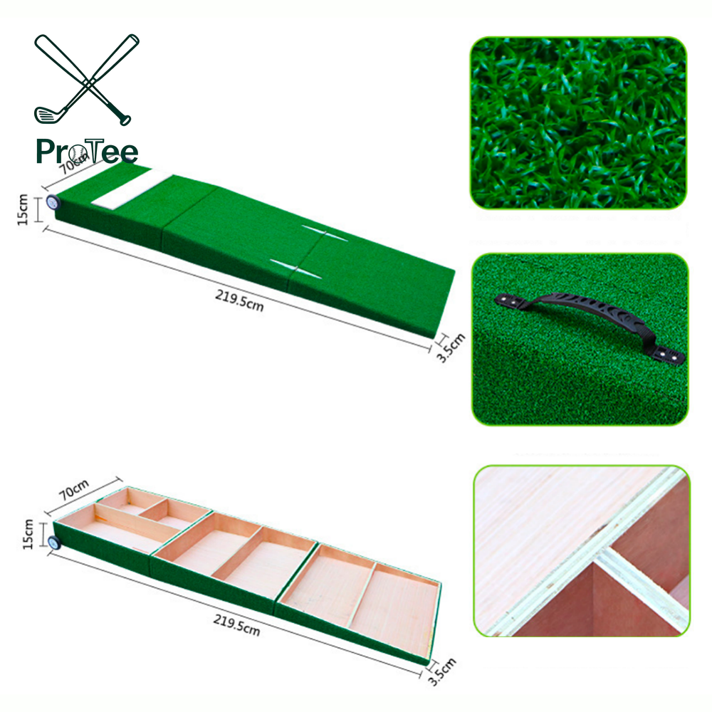 Portable Baseball Pitchers Mound with Non-Slip Wooden Base Pitching Mounds for Baseball Softball Pitching Training