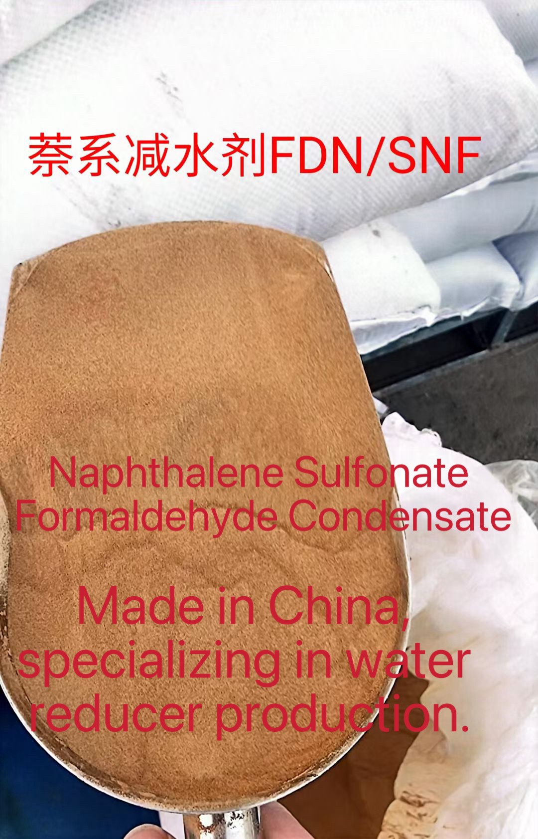 Réducteur d'eau haute efficacité à base de naphtalène SNF/FDN