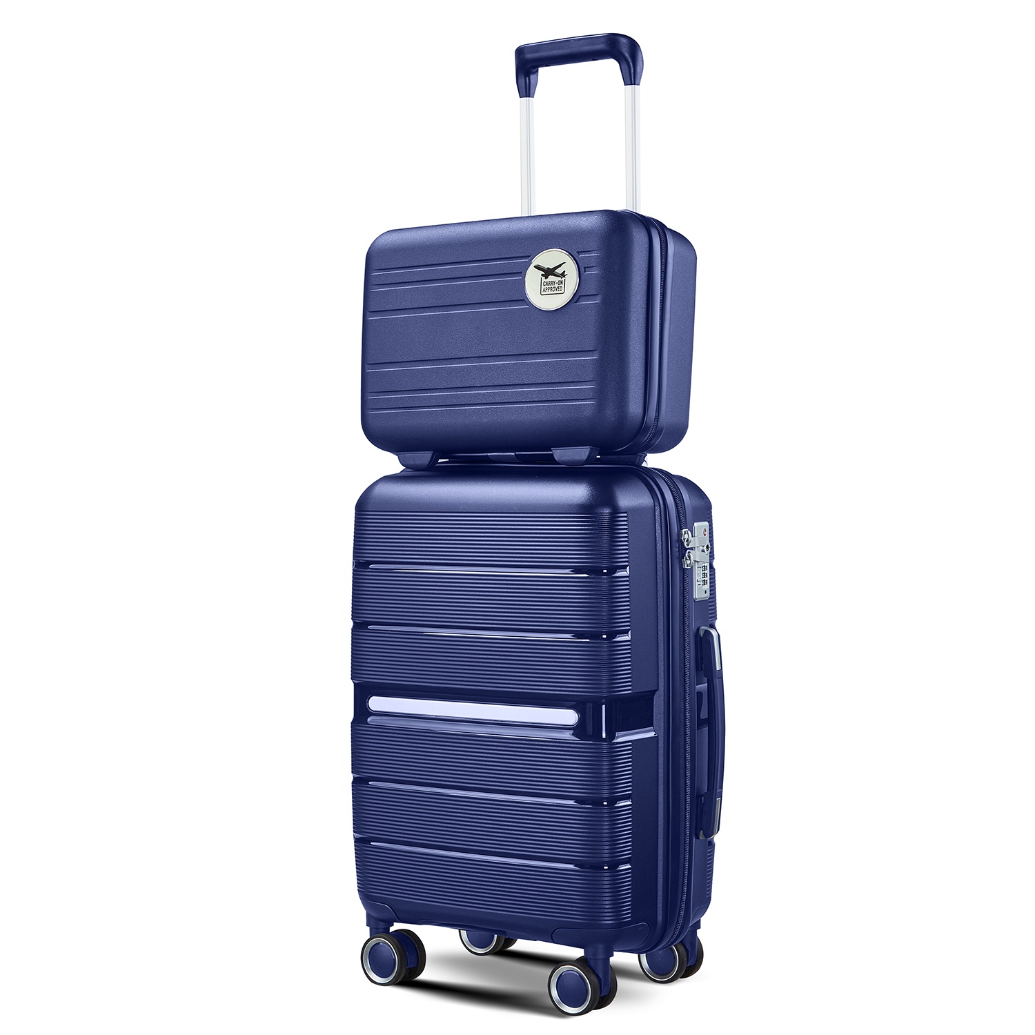 Accept OEM/ODM High Quality PP Trolley Luggage Trolley Bags Trolley Cases Hard-shell Luggage