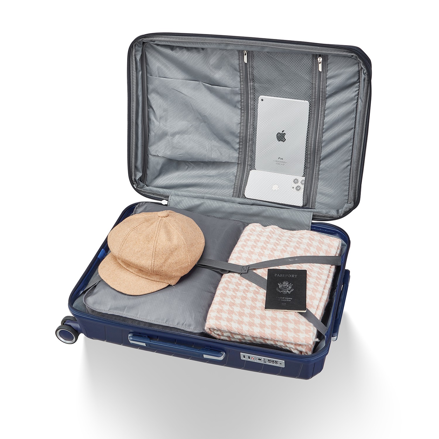 Accept OEM/ODM High Quality PP Trolley Luggage Trolley Bags Trolley Cases Hard-shell Luggage