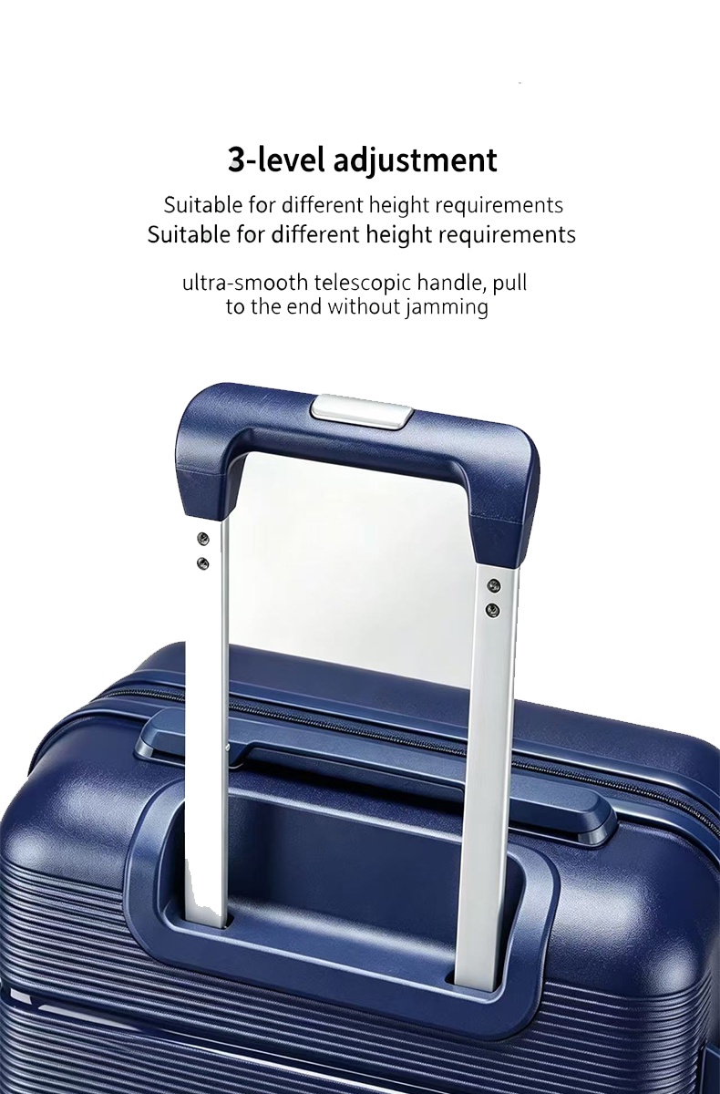 Accept OEM/ODM High Quality PP Trolley Luggage Trolley Bags Trolley Cases Hard-shell Luggage