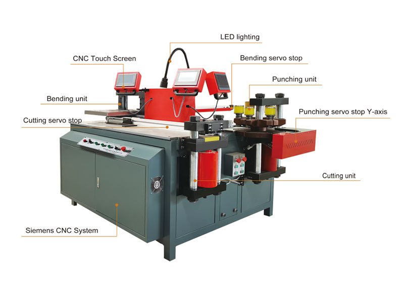 DXJ-30CN PRO CNC Busbar Machine