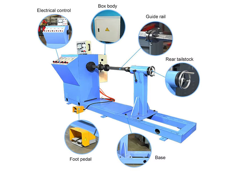 DXJ-RX1T Horizontal Coil Winding Machine (1 Ton)