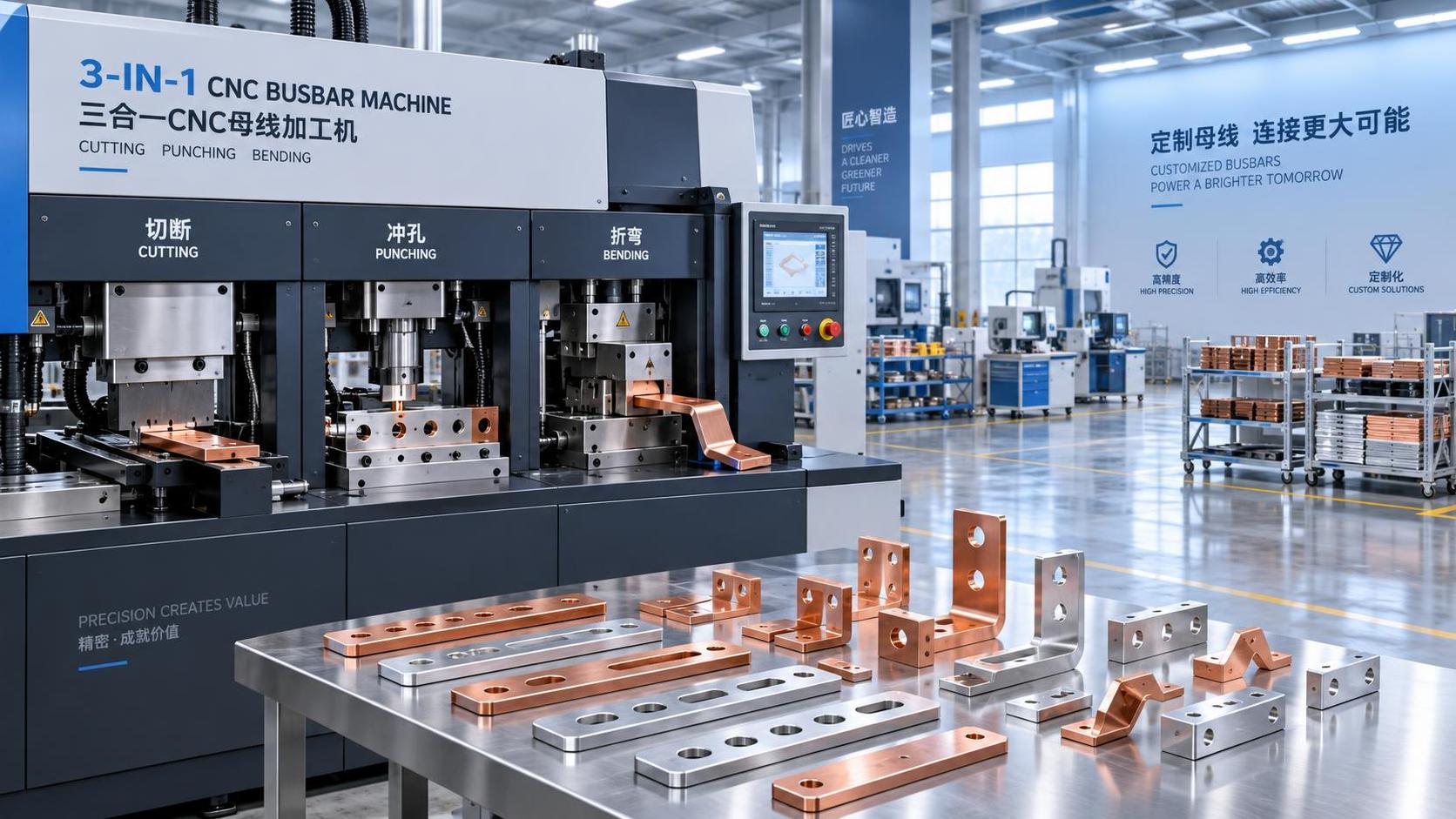 Can one busbar machine support low-volume custom panel work?