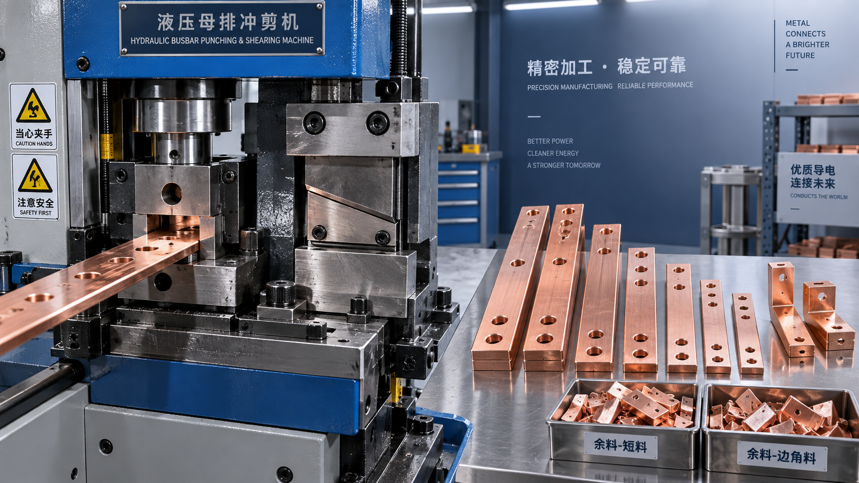 Reducing Copper Scrap with a Busbar Punching and Shearing Machine