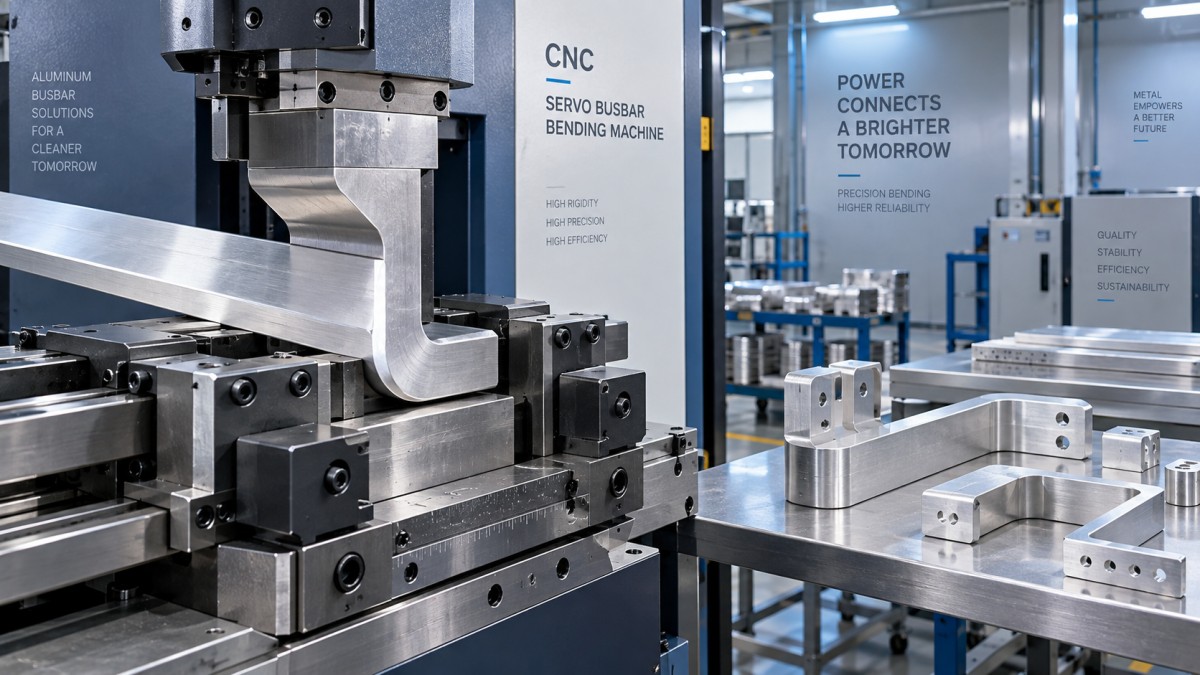 Bending Thick Aluminum Busbars: Servo CNC Machine Requirements