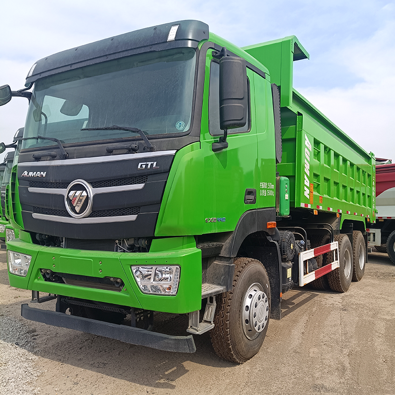 Camion benne vert Foton Auman GTL 6x4