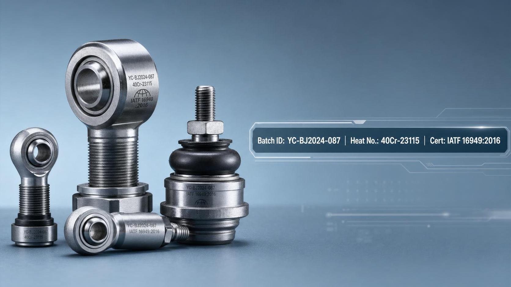 Ball Joint Procurement Checklist: Certifications (ISO/TS 16949), Batch Traceability, and Lead Time Considerations