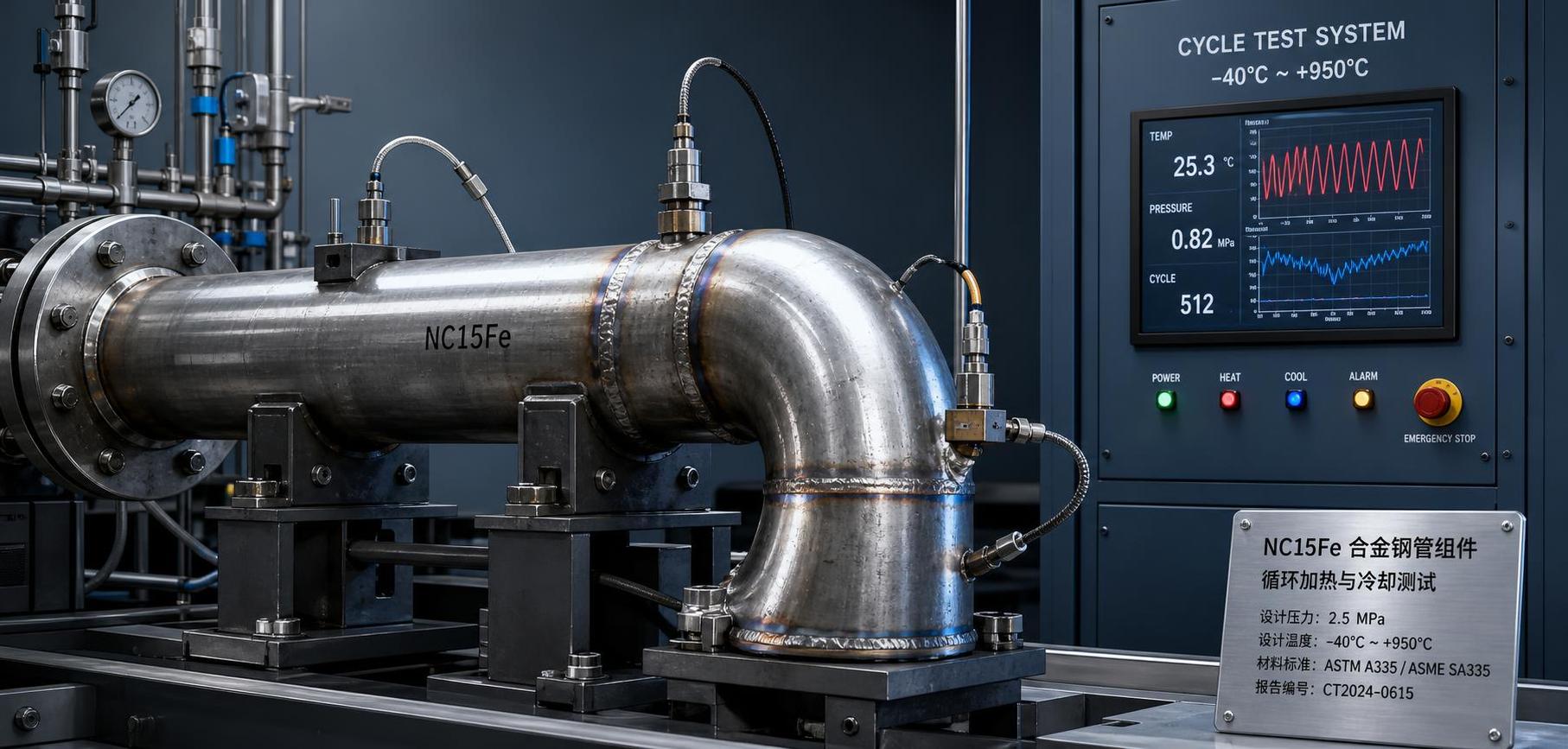 NC15Fe Steel Pipe Selection for Cyclic Heating and Cooling Systems