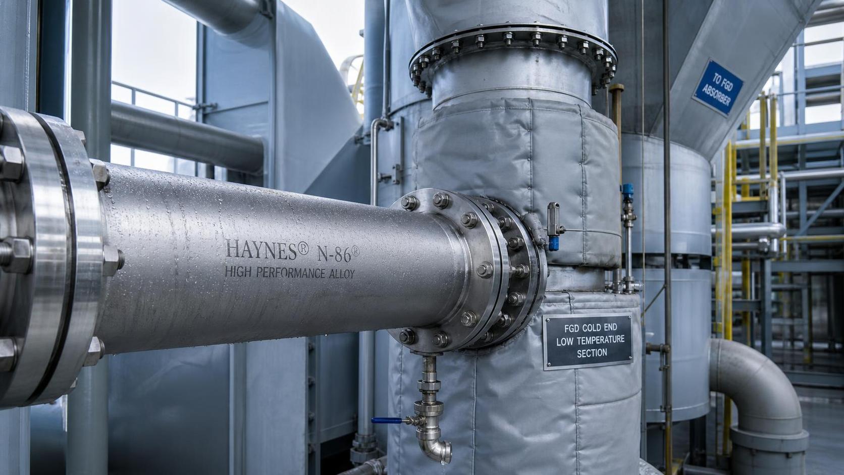 HAYNES N-86 Alloy Steel Pipe for Acid Dew Point Corrosion Control