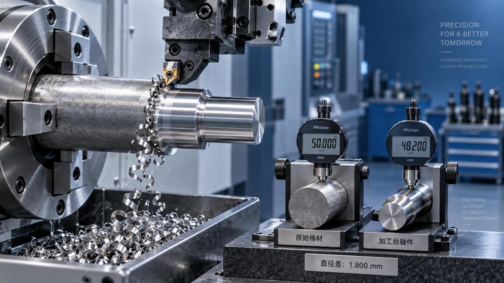 How alloy bar diameter tolerance affects CNC material waste