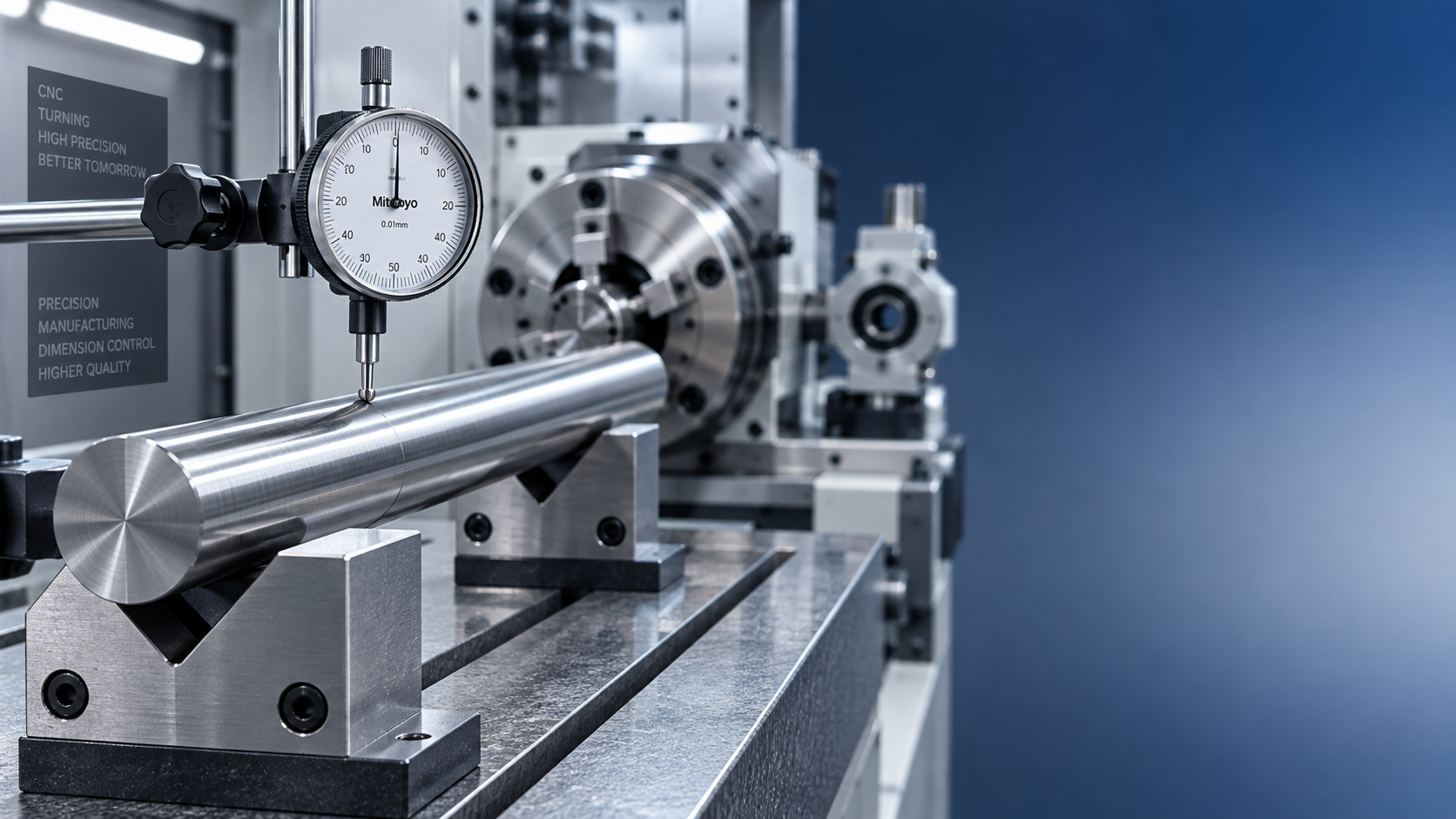 What alloy rod straightness tolerance is needed for CNC machining