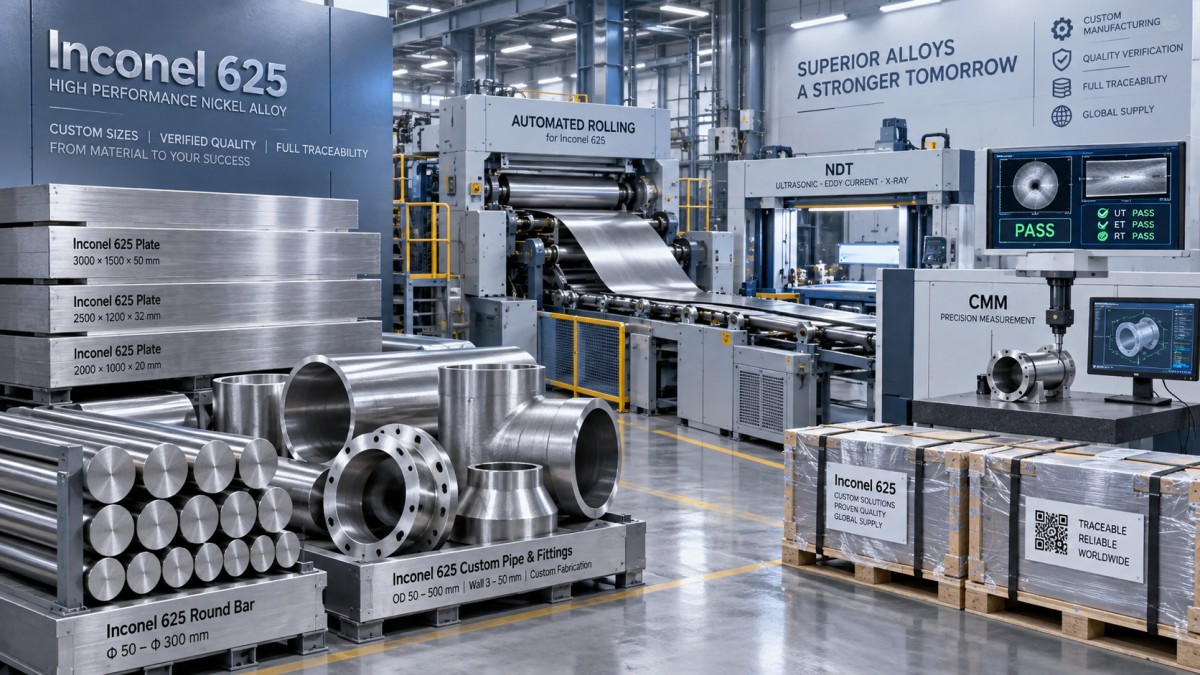 Quand s’approvisionner en Inconel 625 auprès d’un fabricant plutôt que sur stock
