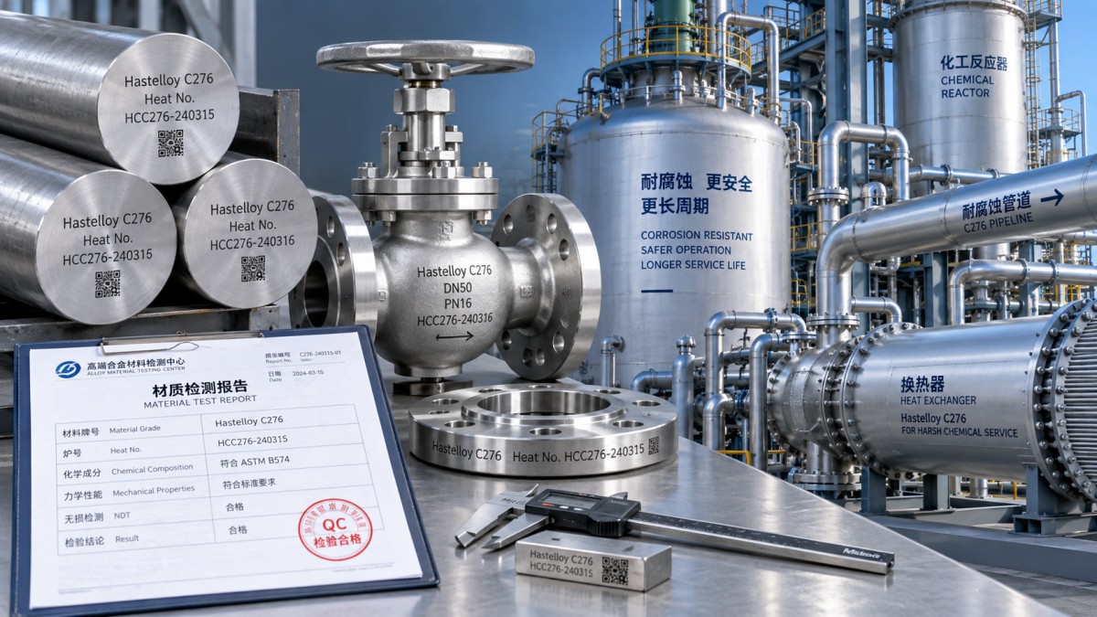 What to evaluate in a Hastelloy C276 manufacturer for chemical plants 화학 플랜트용 Hastelloy C276 제조업체 평가 항목