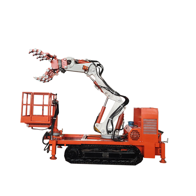 Ore pipe auxiliary installation vehicle