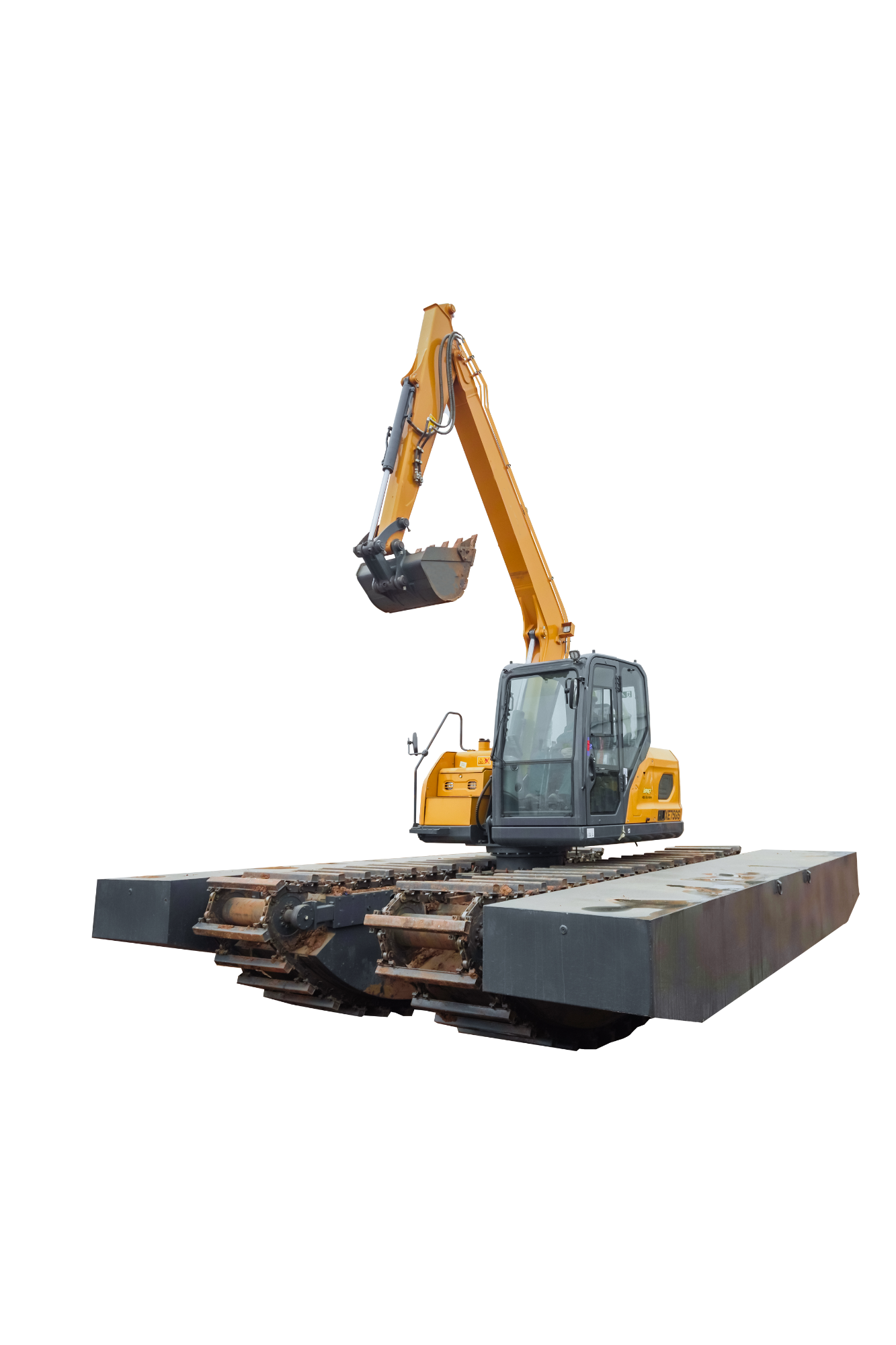 Shore-Based and Amphibious Excavator