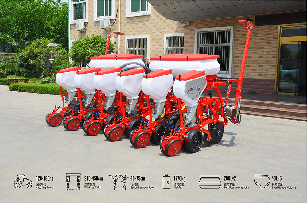 Air-suction seed sowing machine