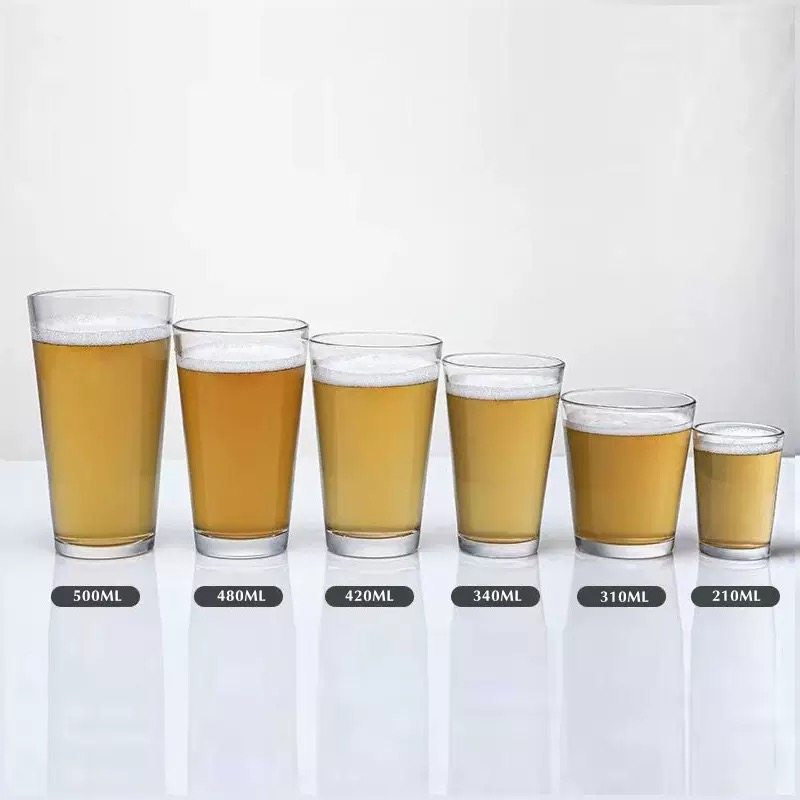 p-23 Custom Printed Glass Beer Mug