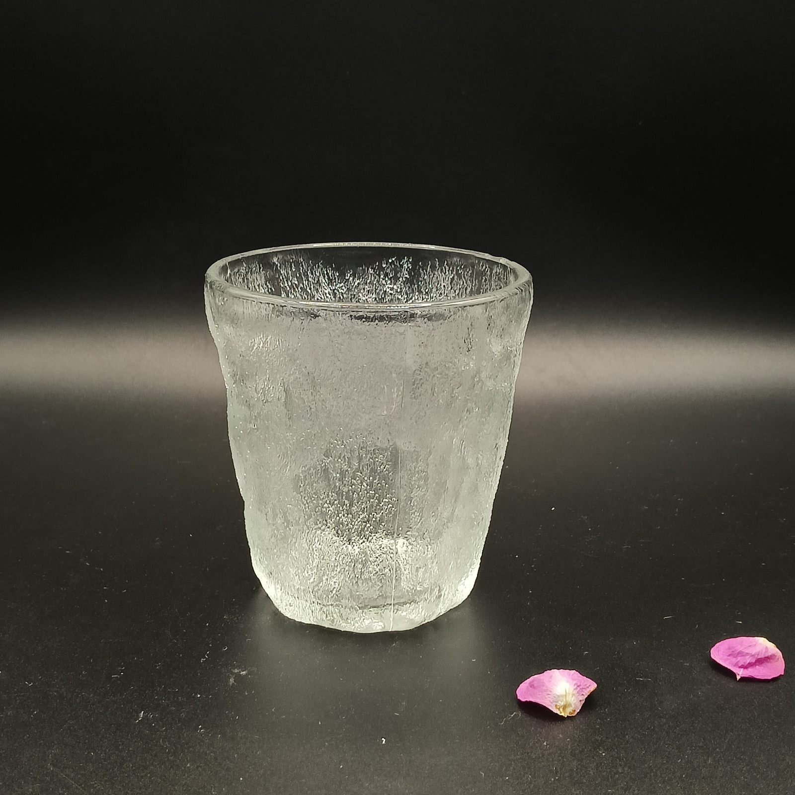 p-17  Frosted glass cup
