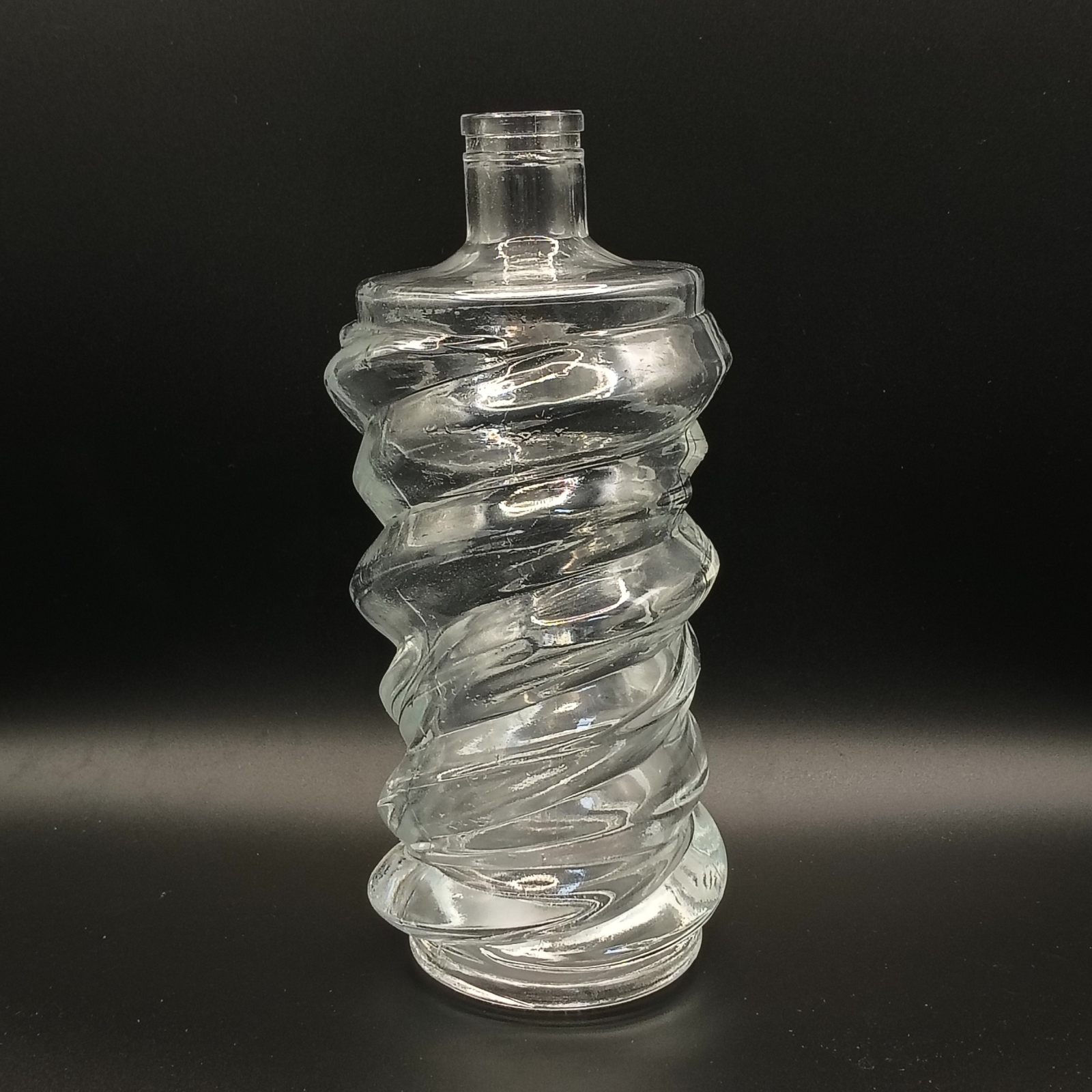 2, glass bottles