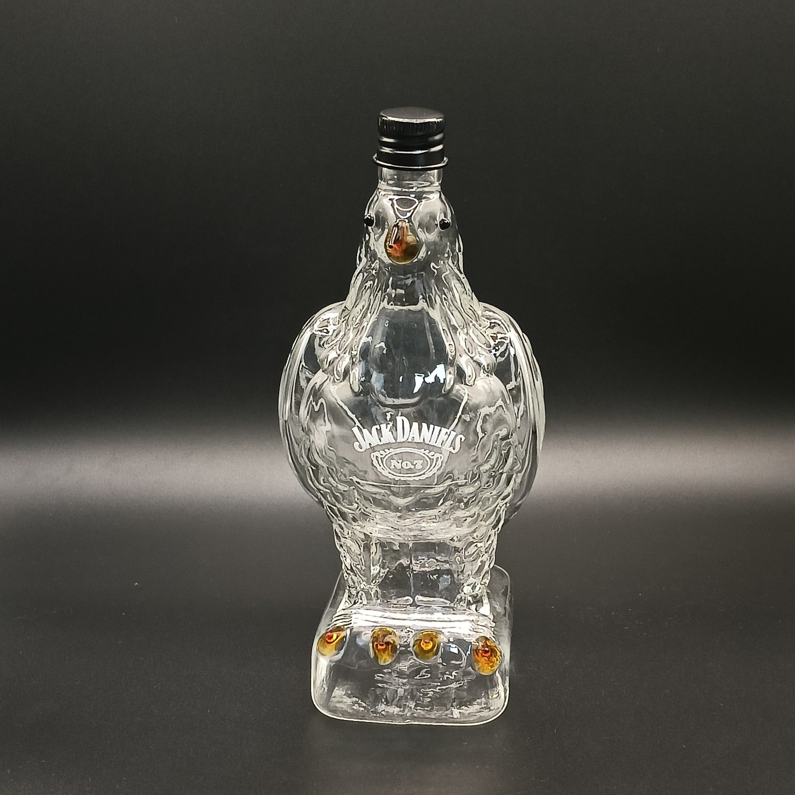 p-3，Bird spout glass bottle