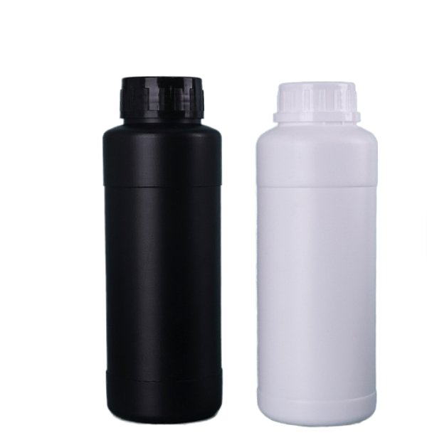 Plastic fluorinated bottle