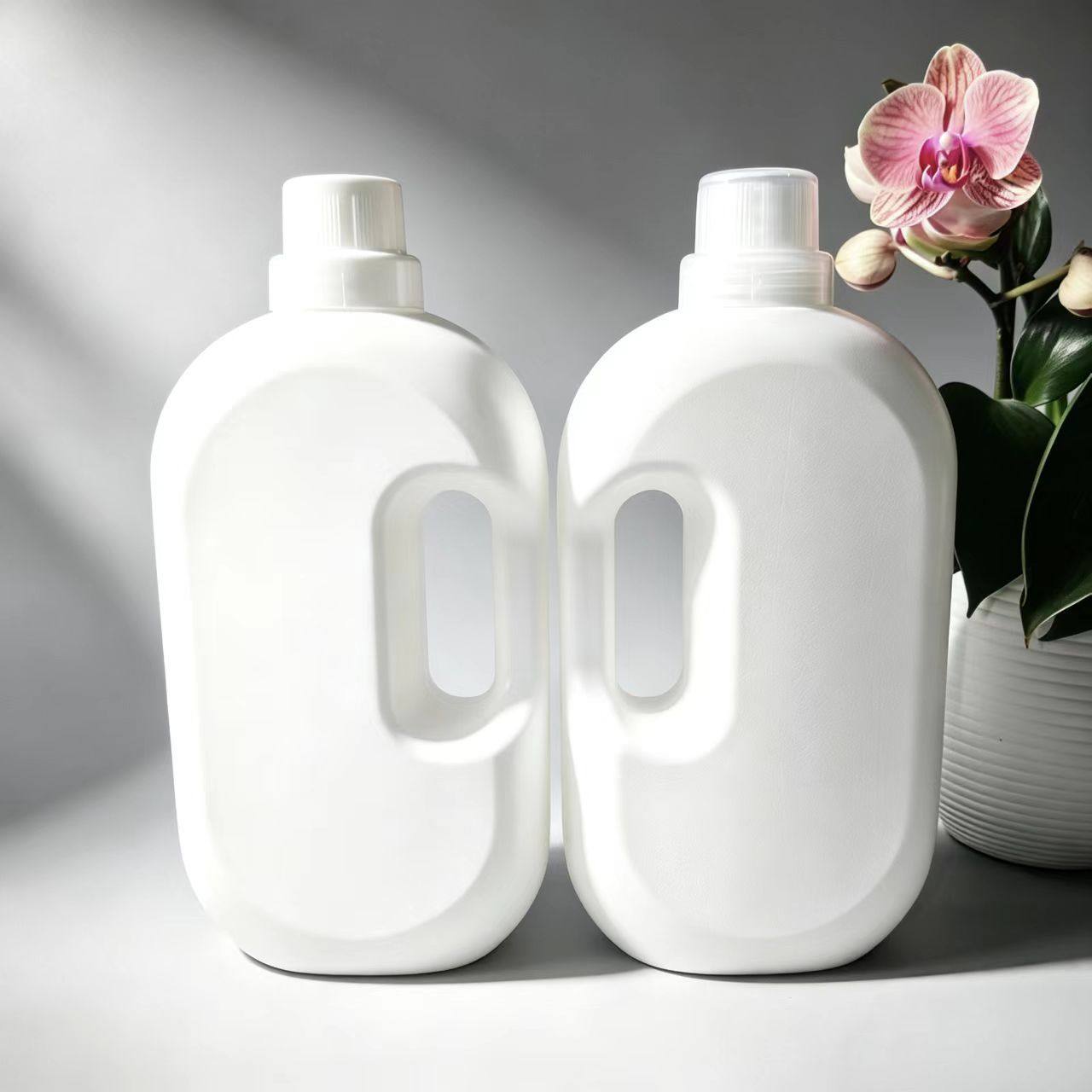 HDPE plastic bottle