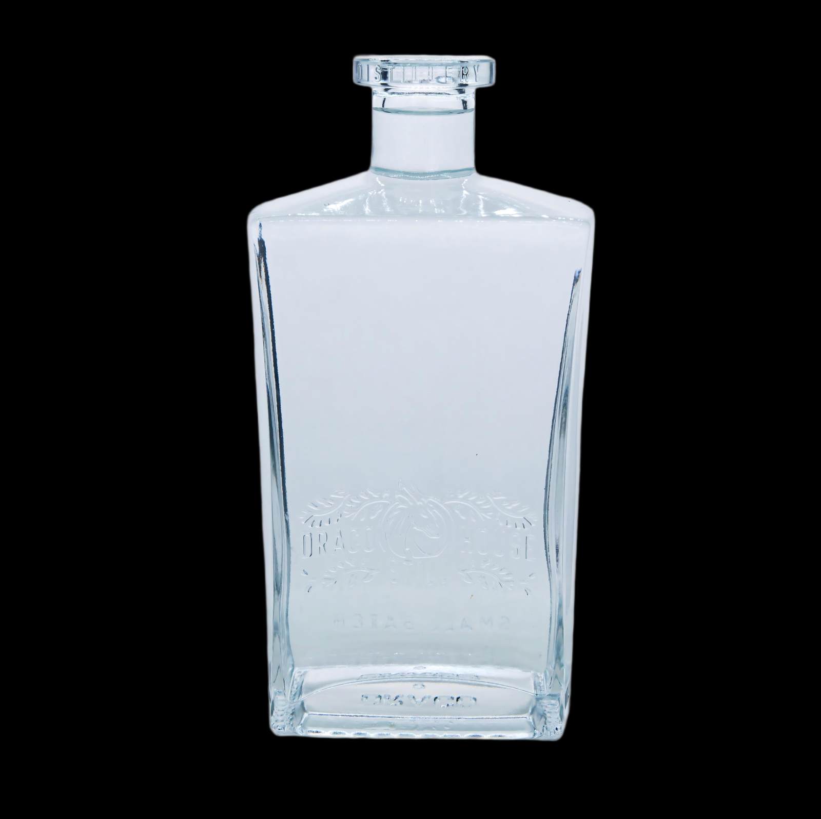 A24 Embossed Logo Whiskey Glass Bottle