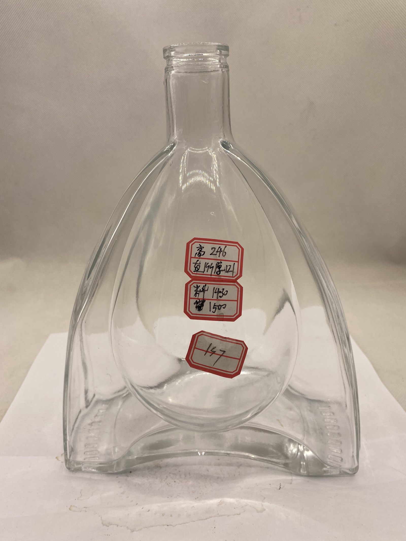 A27 Triangle Base Liquor Bottle