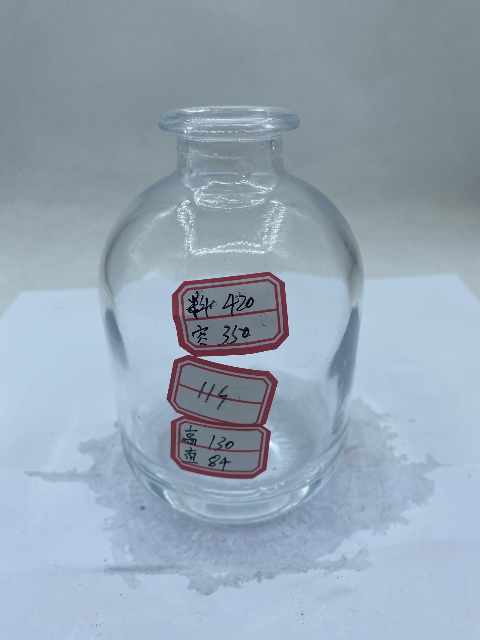 A36 Short round mini liquor bottle