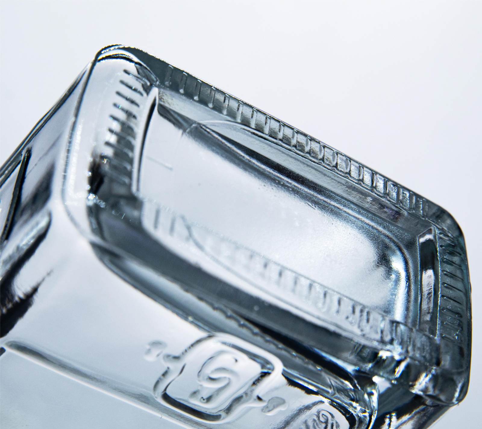 A45 Handle Glass Liquor Bottle
