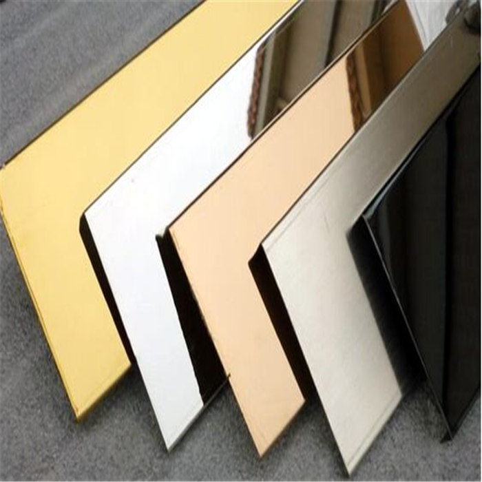 Mirror stainless steel plate