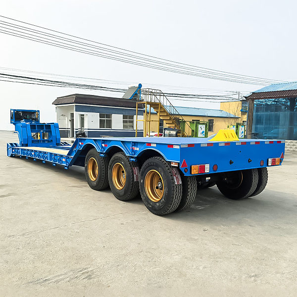 3 Axle RGN Lowbed Semi Trailer