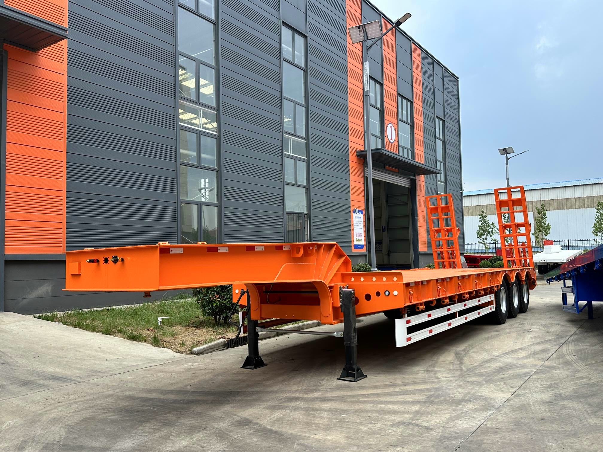 Lowbed semi Trailer