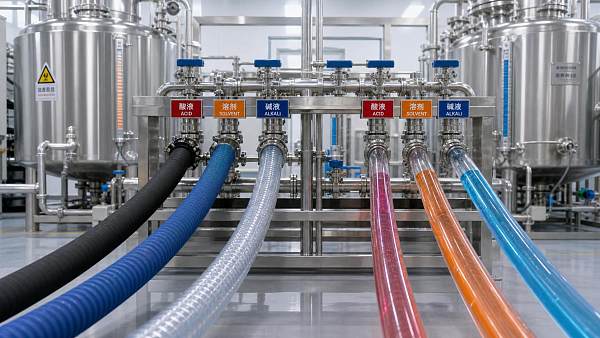 Chemical Resistant Hoses: Which Tube Materials Fit Acids, Solvents and Alkalis?