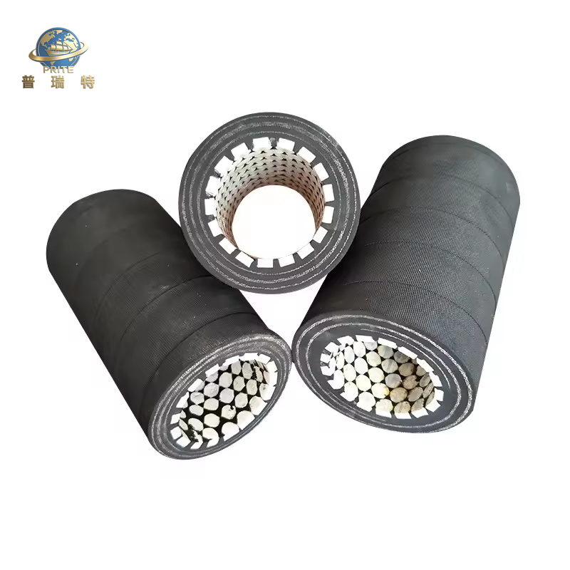 Wear-resistant ceramic-lined hose
