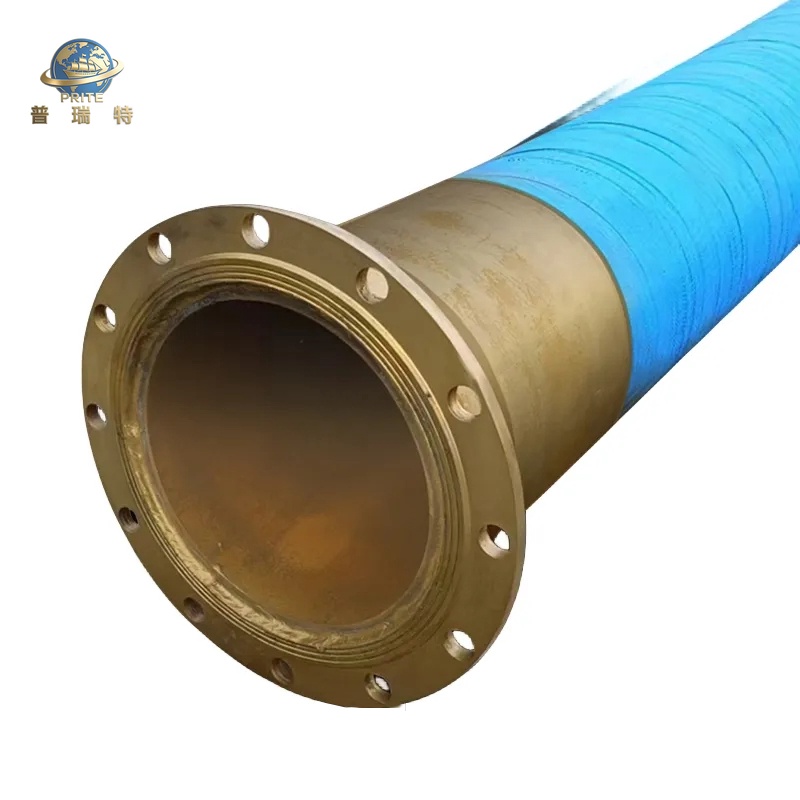 Large diameter flange hose