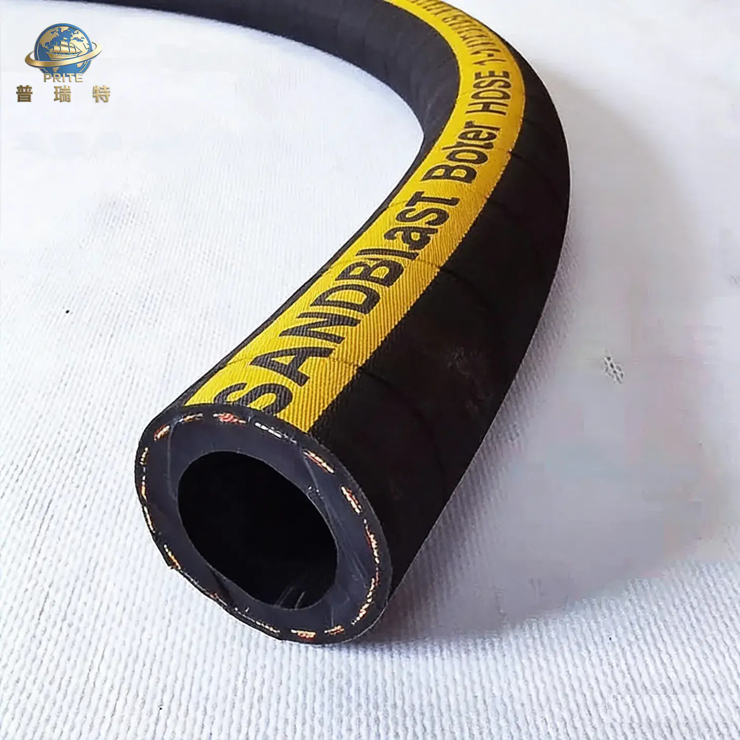 Fabric-reinforced rubber hose